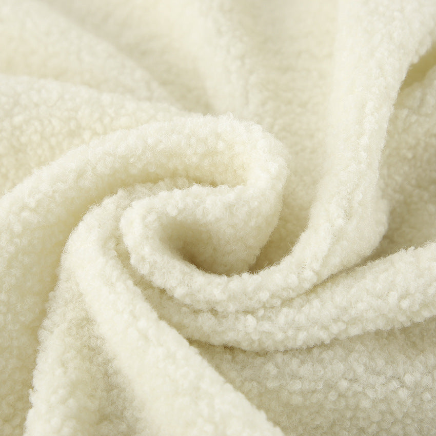 Cashmere Thermal Pullover Hoodie Zipper Collar Sweaters