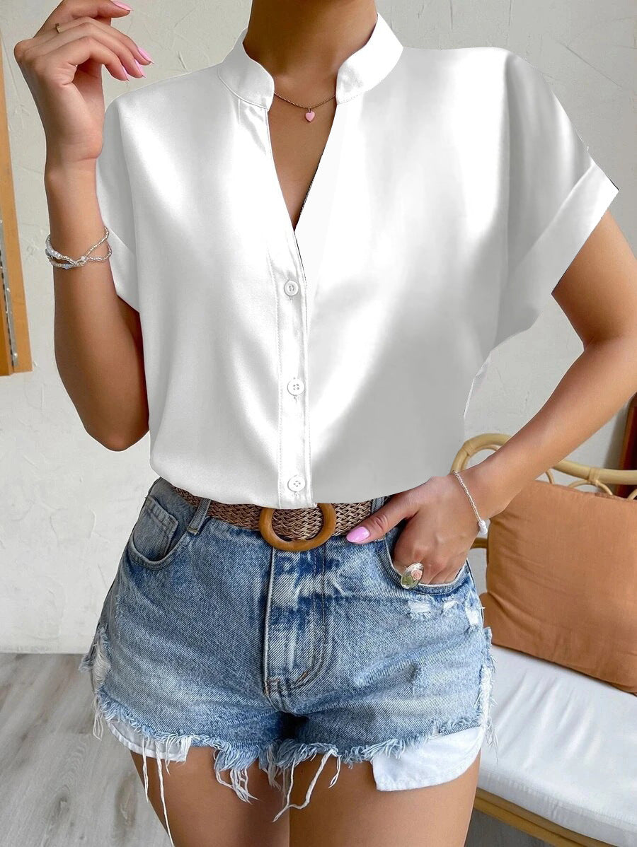 Women's Beautiful Popular Summer Simple Shirt Blouses