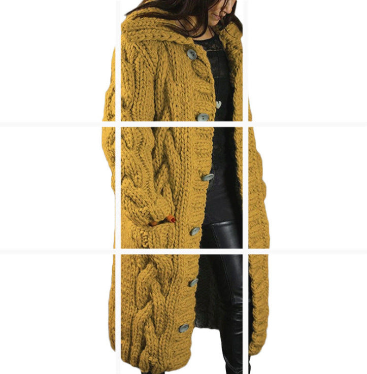Women's Oversized Fashion Loose Pocket Hooded Sweaters