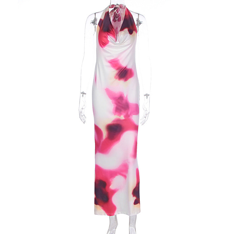 Women's Summer Fashion Sexy Slim Hot Printed Dresses