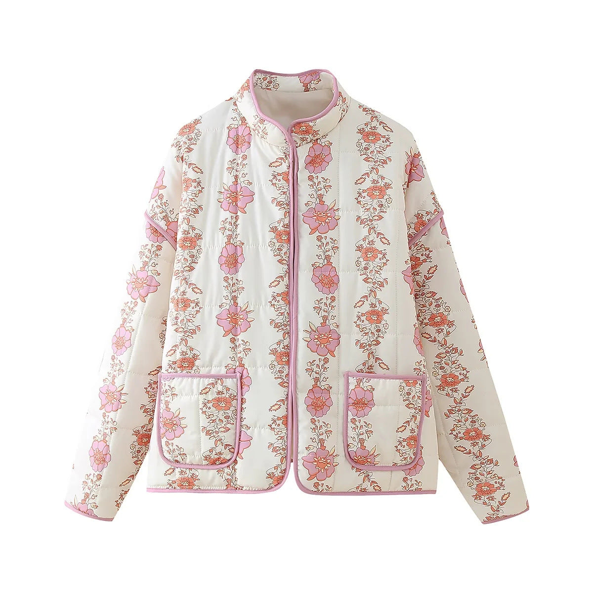 Women's Charming French Retro Pattern Print Jackets