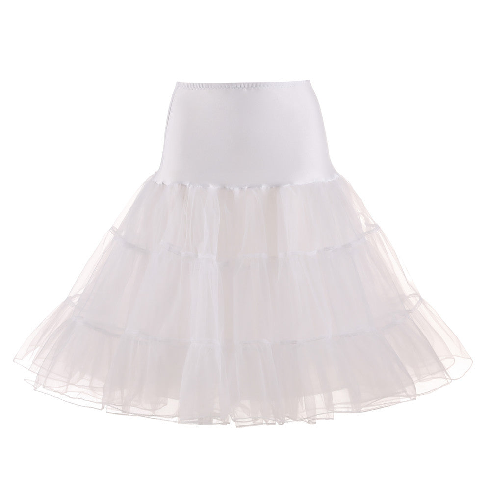Boneless Gauze Crinoline Violent Color Slip Wedding Dresses