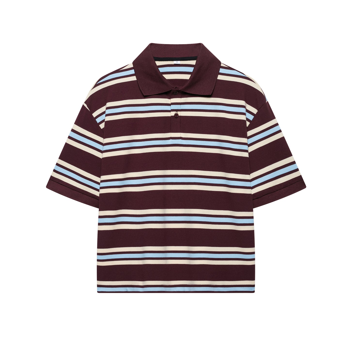 Women's Fashion Minimalist Preppy Style Striped Contrast Color Blouses