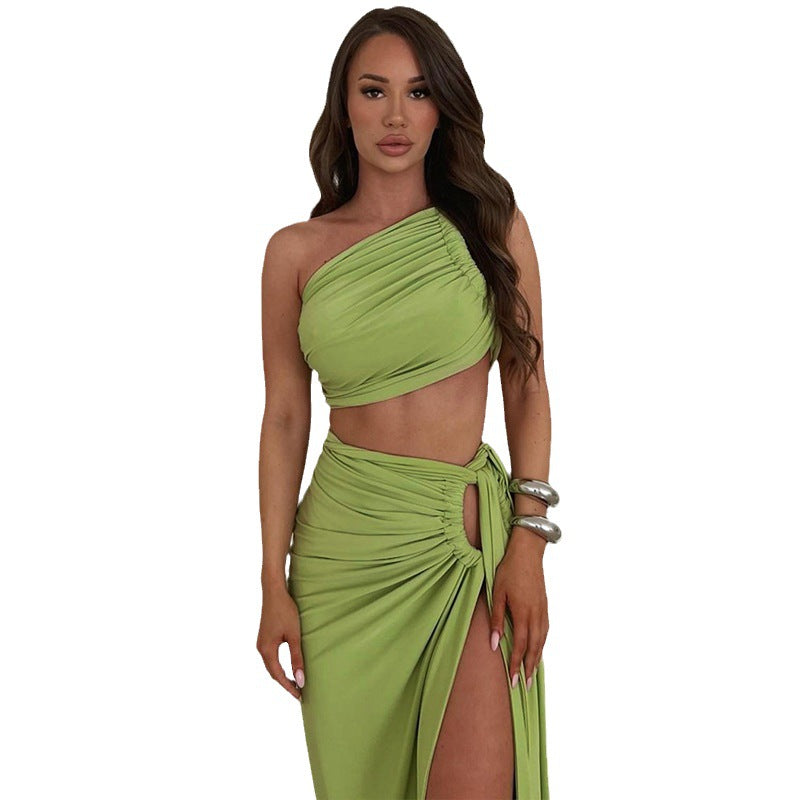 Women's Summer Sexy Backless Tube Slim Fit Suits