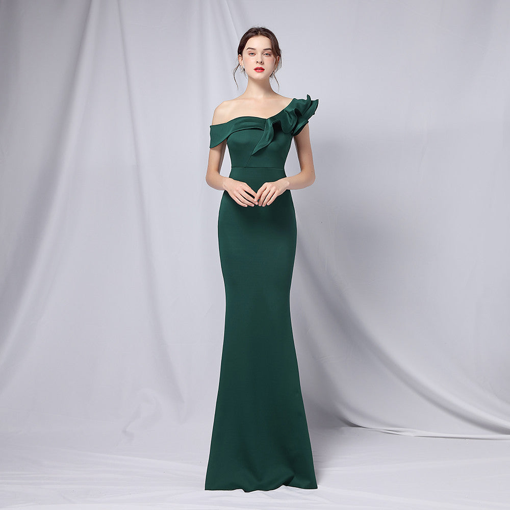 Color Banquet Dress Fashionable Party Long Wedding Dresses