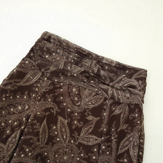 Autumn High Waist Print Slim Fit Skirts