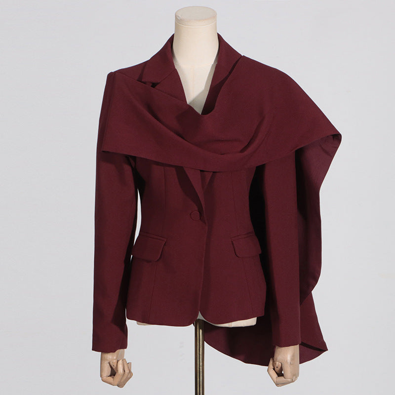 Women's Fashion Personalized Autumn Trendy Style Stitching Blazers
