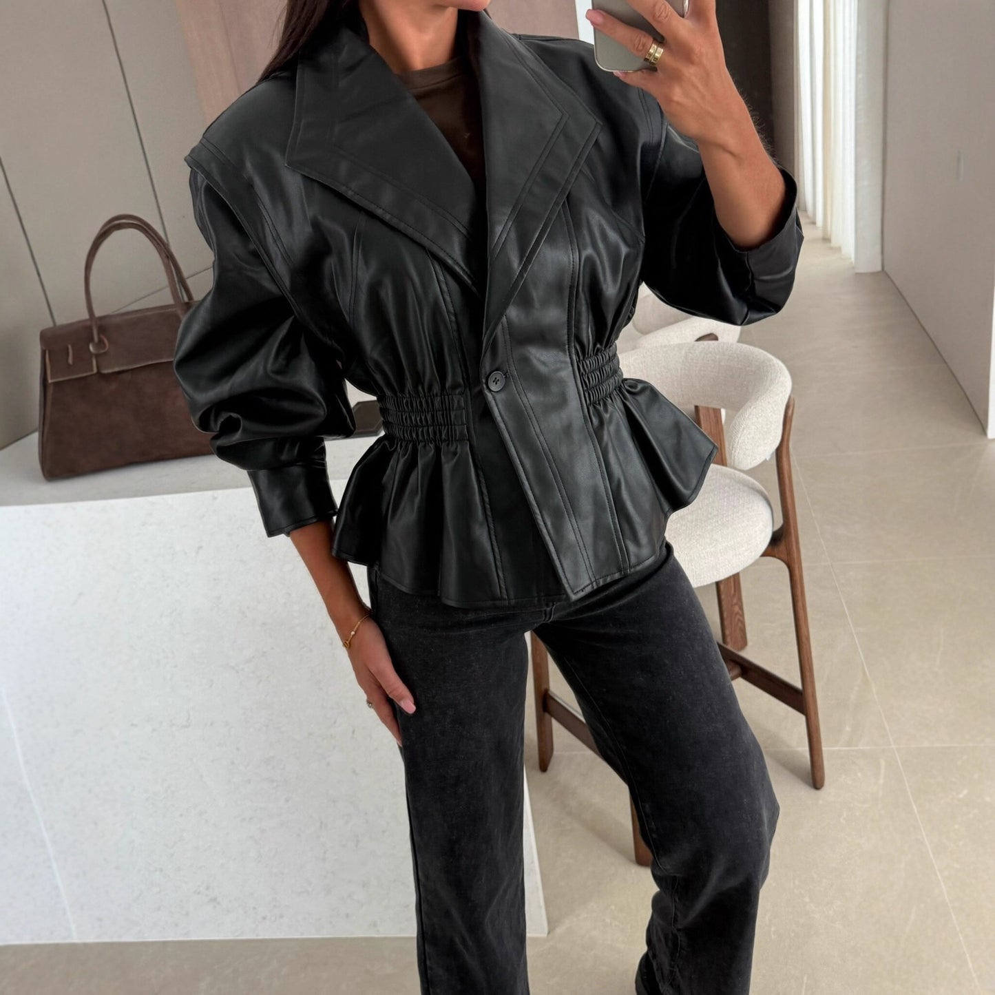 Women's Unique Versatile Graceful Russian Leather Jackets