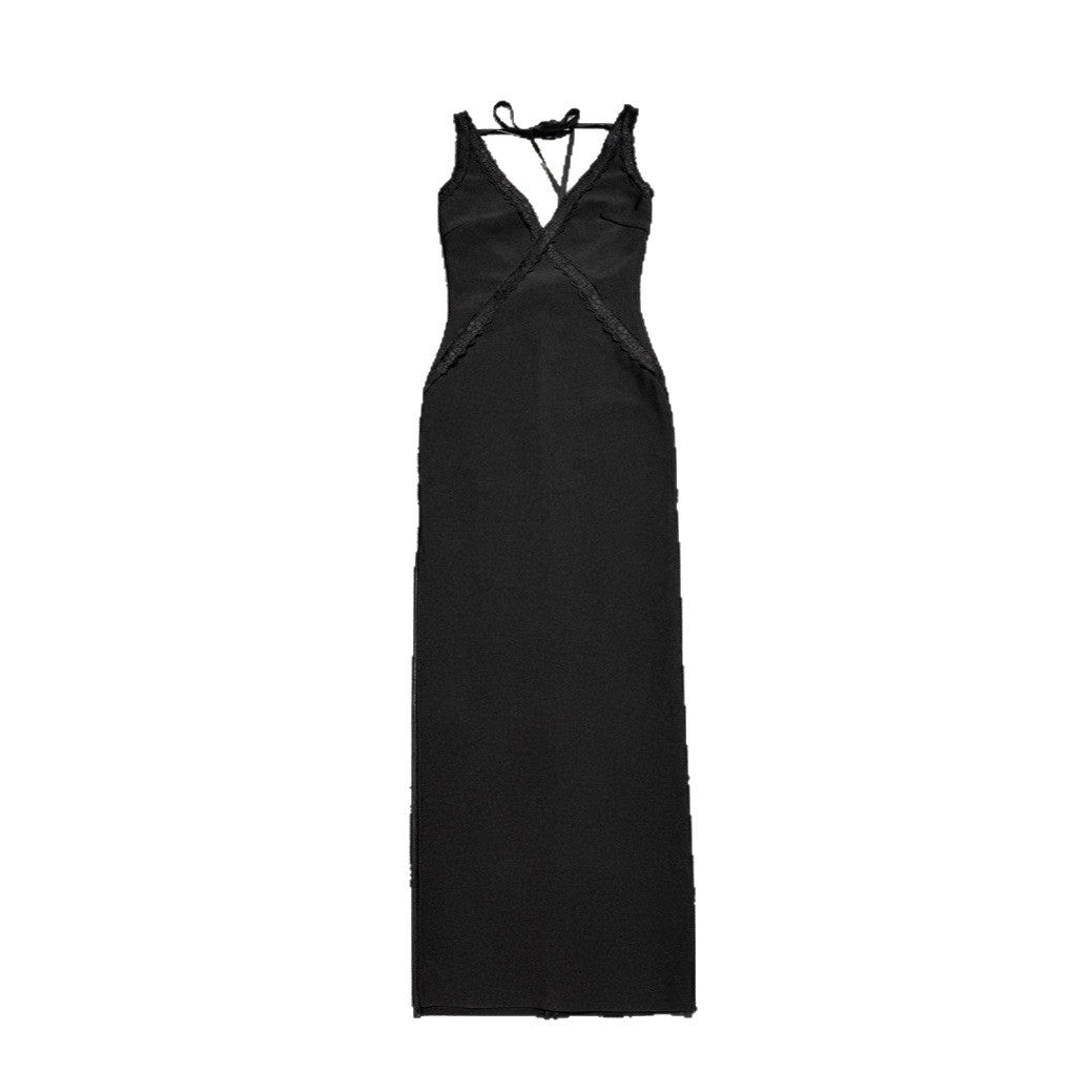 Backless Hollow Out Bandage Dress Waist Dresses