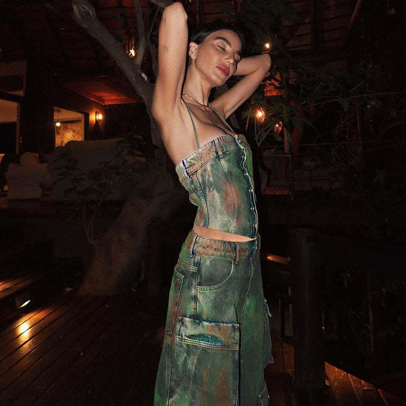 Blooming Trousers American Style Street Cool Jeans