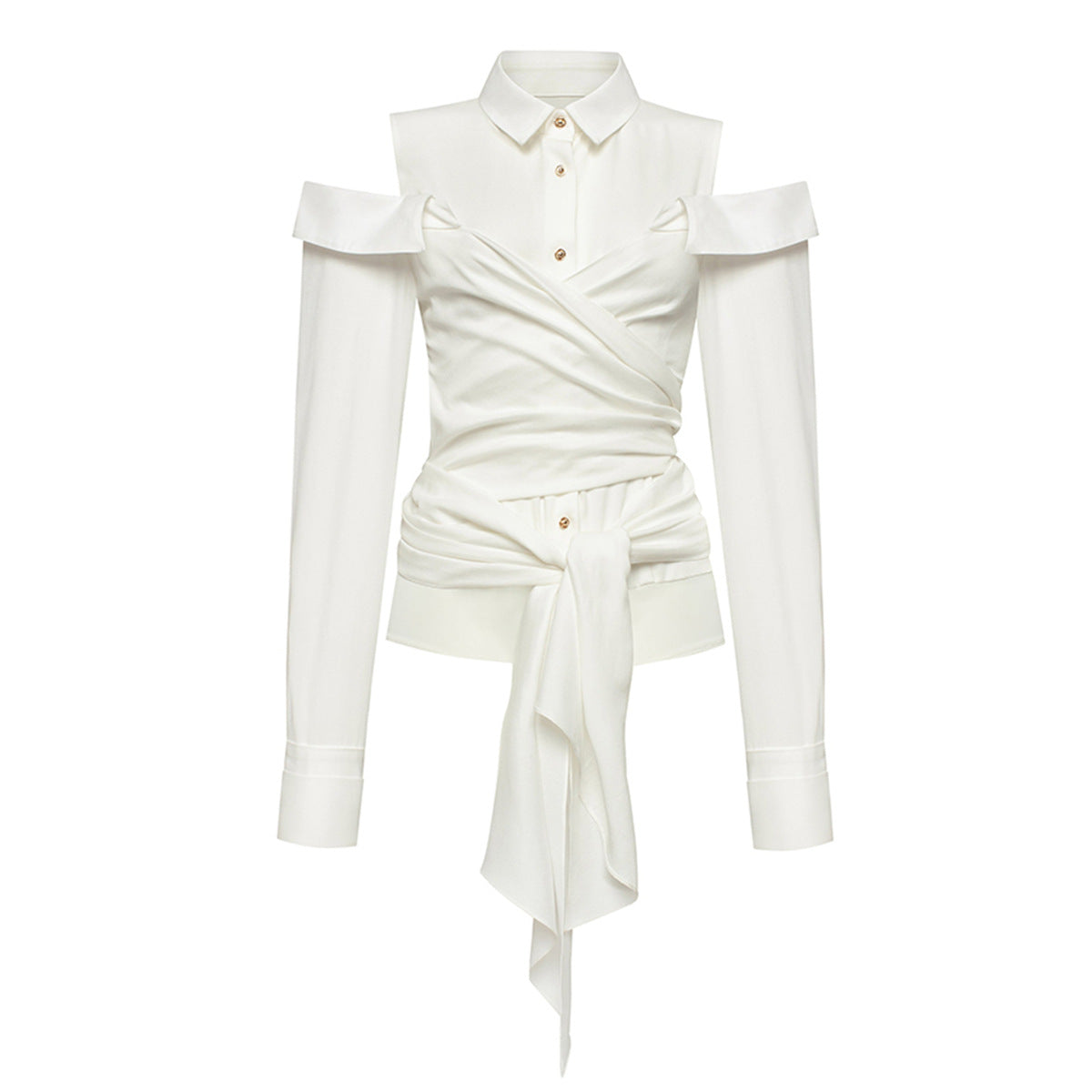 Women's Style Vintage Shirt Elegant Versatile Long Blouses