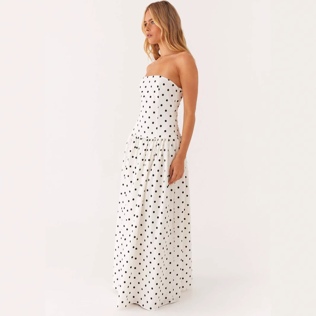 Women's Fashion Hot Printed Sexy Tube Dress Dresses