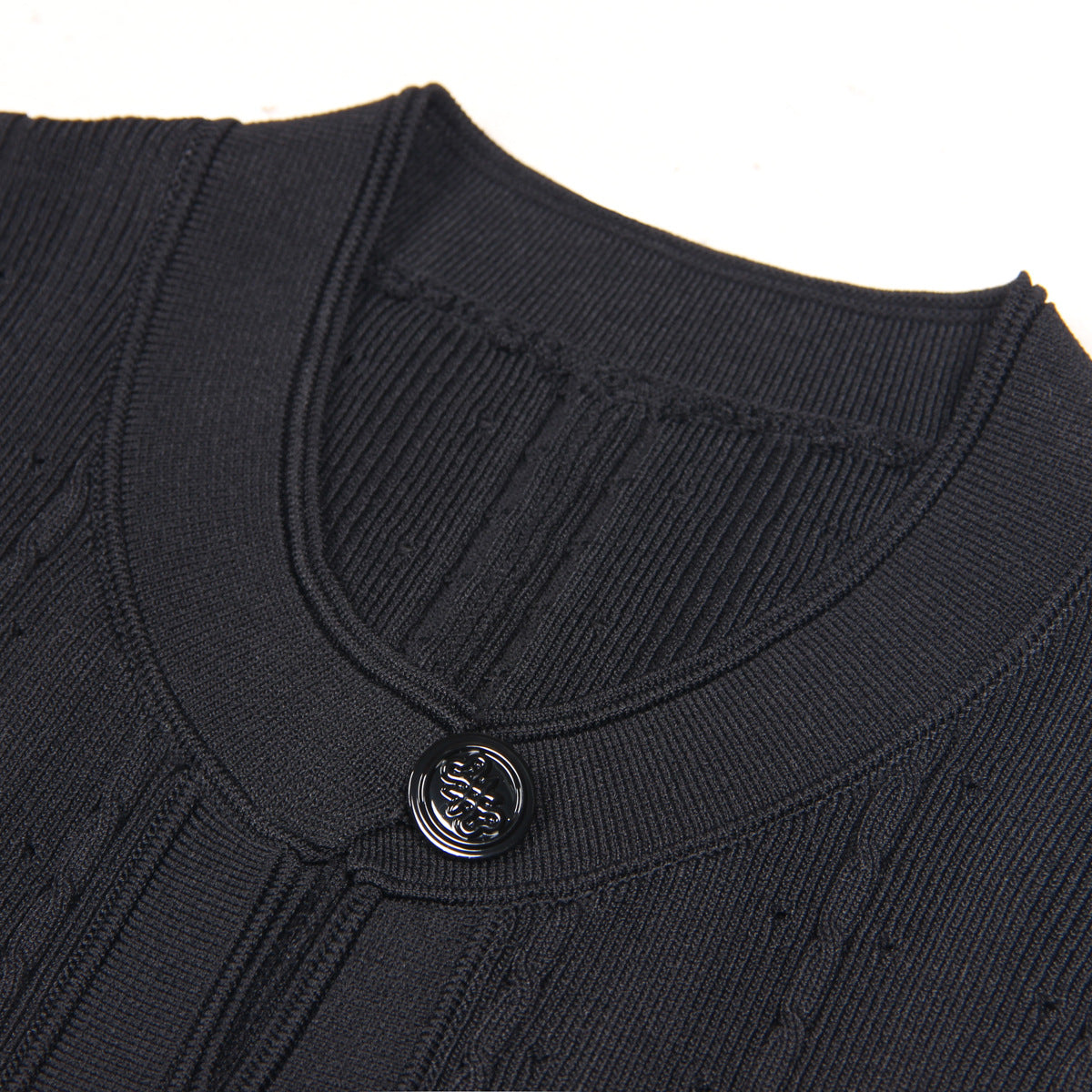 Women's Knitted Round Neck Slim Fit Slimming Dresses