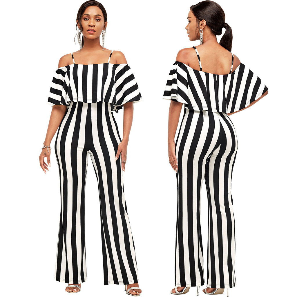 Women's Elegant Graceful Sexy Fashion Strapless Jumpsuits