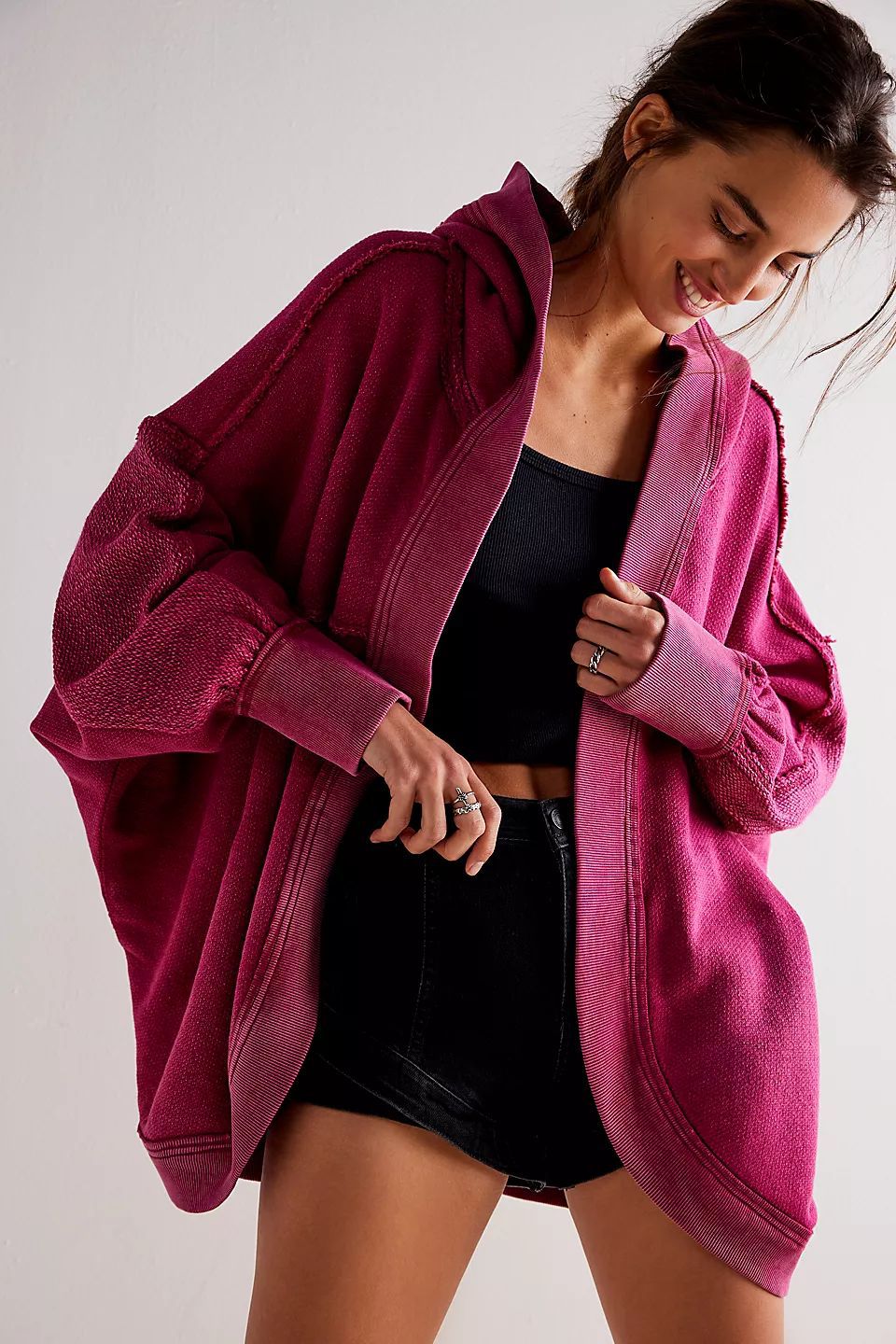 Women's Retro Sports Hoodie Fashion Casual Sweaters
