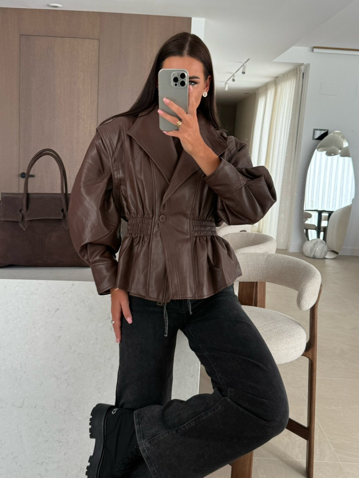 Women's Unique Versatile Graceful Russian Leather Jackets