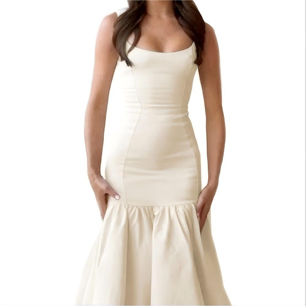Slim Retro Sleeveless Fishtail Sexy Vacation Dress