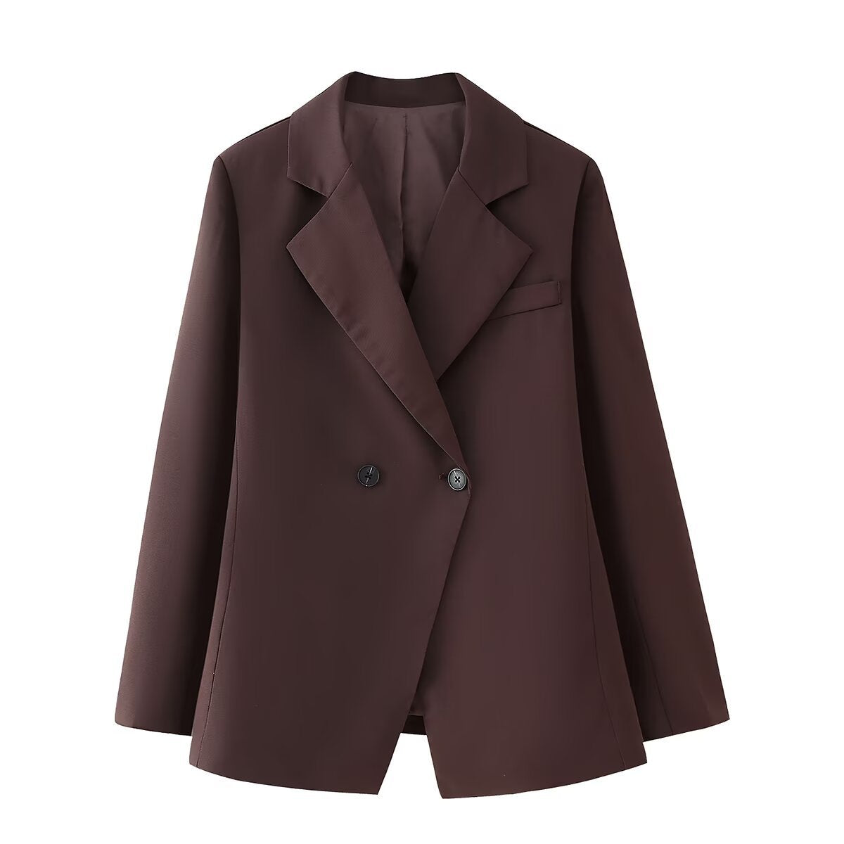 Women's Autumn Waist Trimming Casual Lapel For Blazers