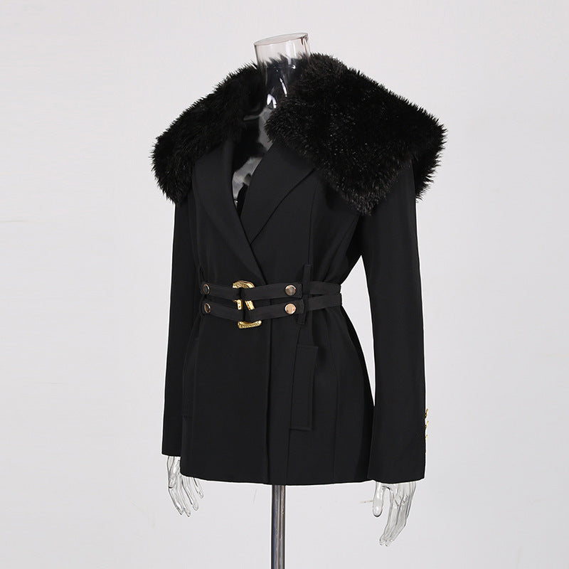 Sense Of Design Small Detachable Fur Blazers