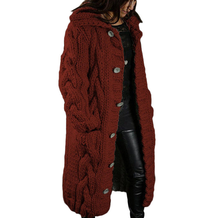 Women's Oversized Fashion Loose Pocket Hooded Sweaters