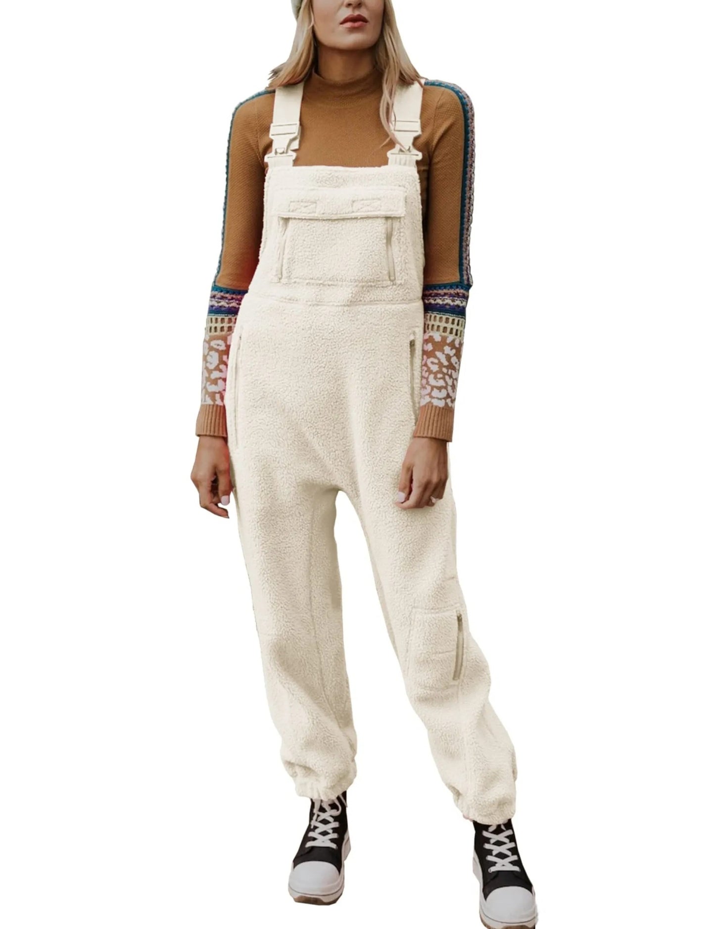 Women's Comfortable Creative One-piece Loose-fitting Overalls Jumpsuits