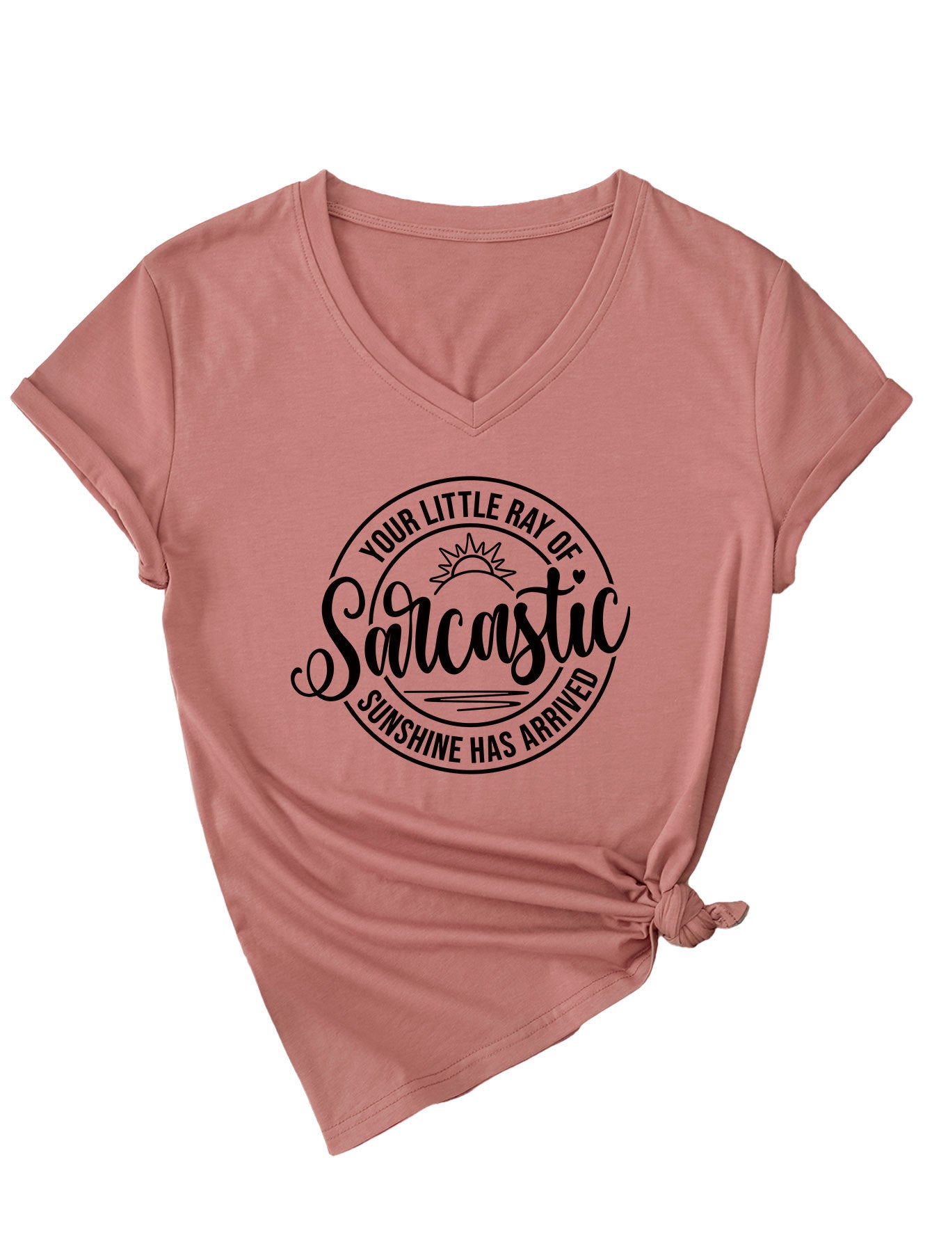 Women's Beautiful Casual Short-sleeved Fashion T-shirt Blouses
