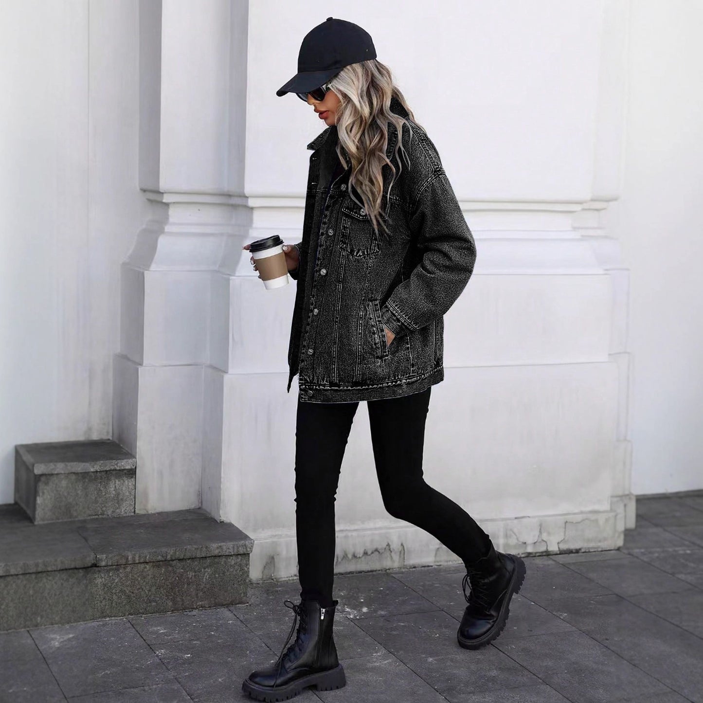 Women's New Loose Fashion Wear Denim Jackets