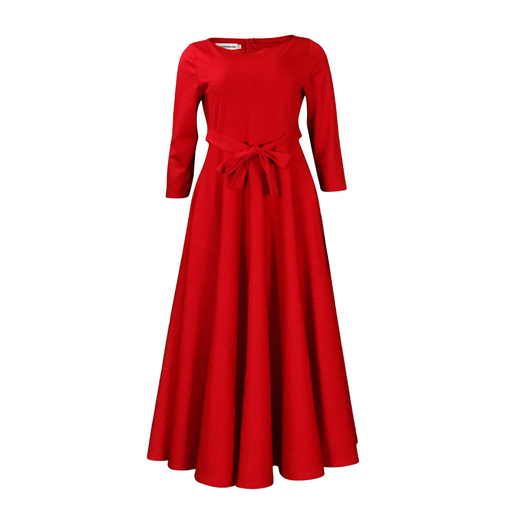 Women's Fashion Elegant Tied Africa Maxi Dress Dresses