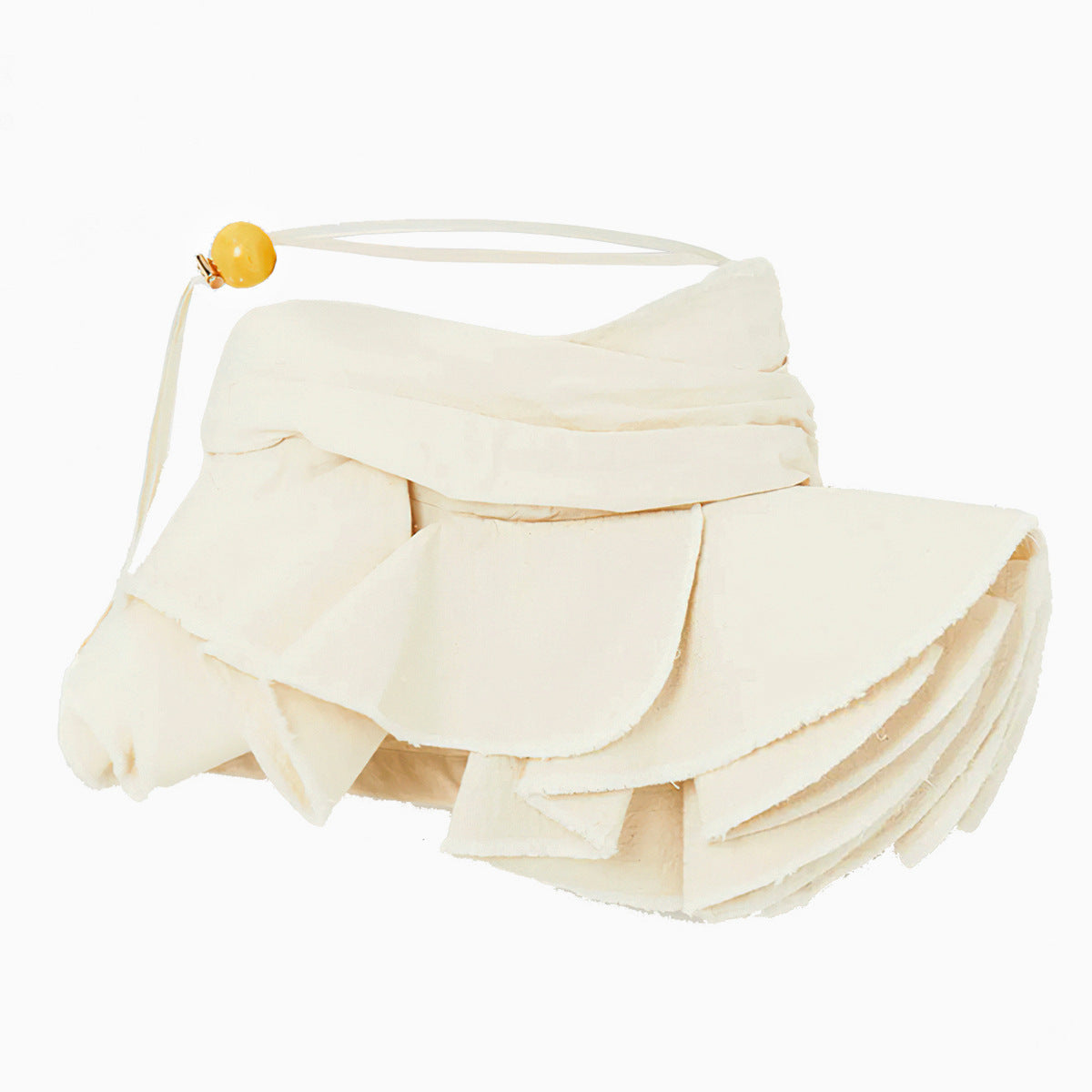 Pleated Irregular Raw Hem Sexy Hot Skirts
