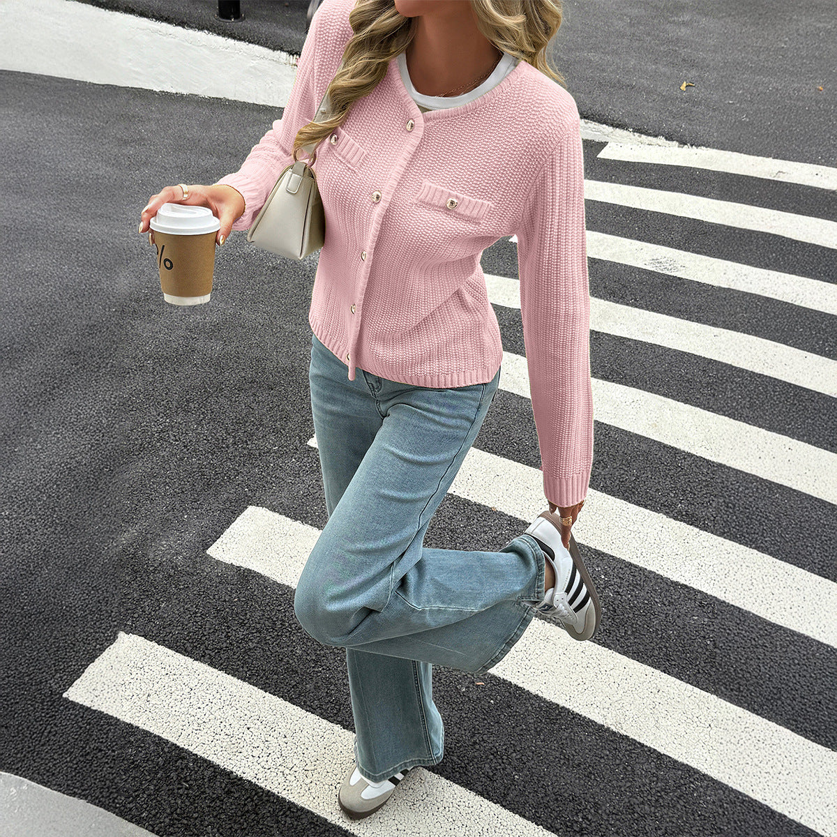 Women's Leisure Vacation Woolen Long Sleeve Sweaters