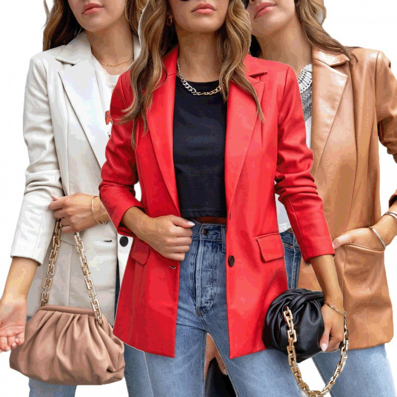 Style Solid Color Casual Fashion Three Jackets