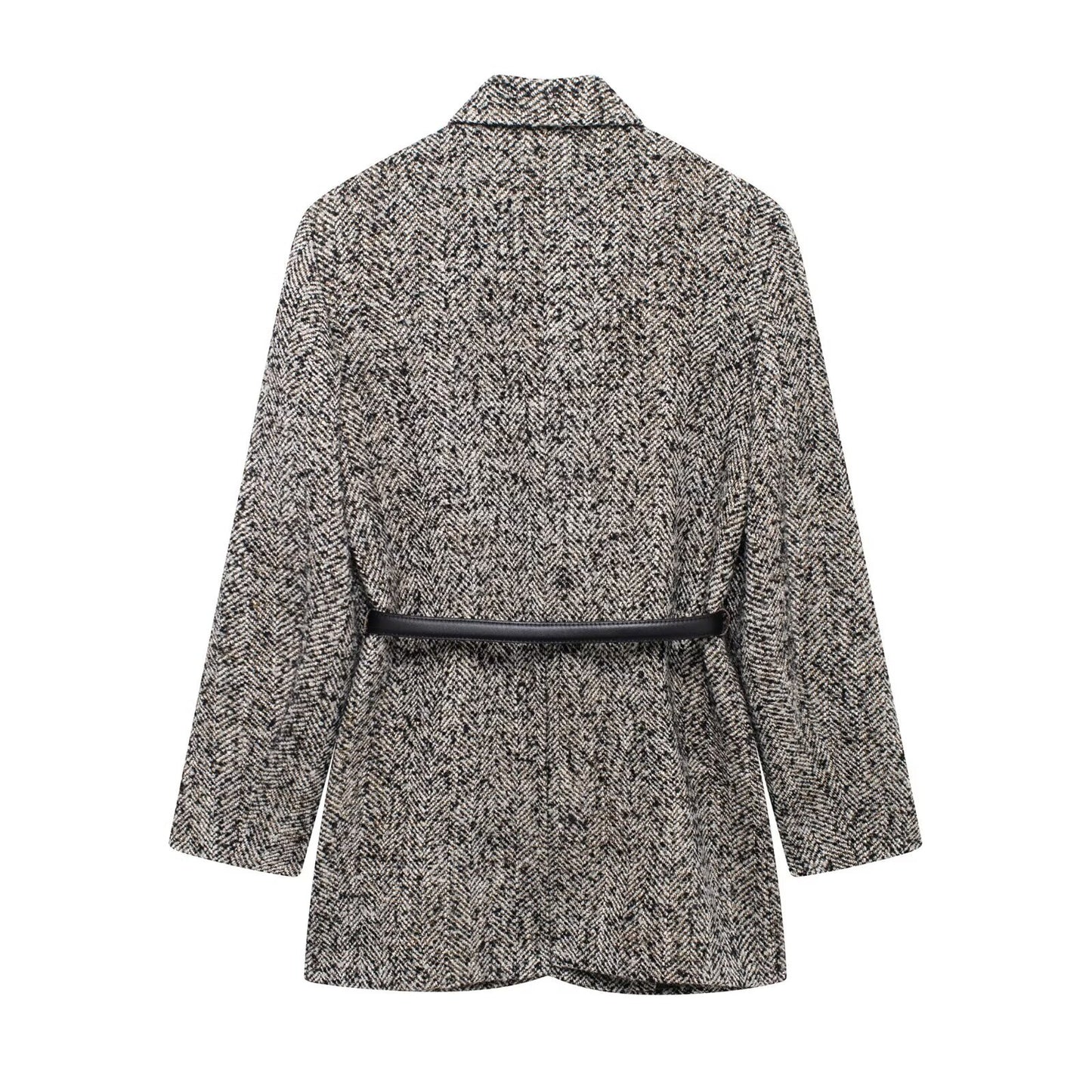 Women's Slouchy Versatile Belt Loose Waist Blazers