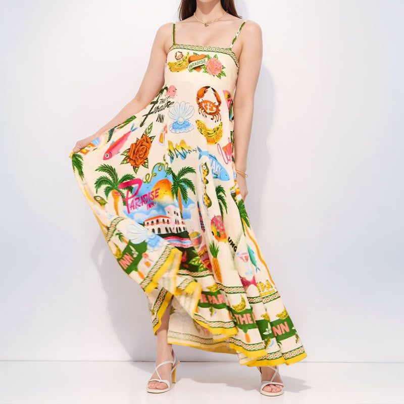 Women's Autumn Sexy Large Swing Dress Iti Dresses