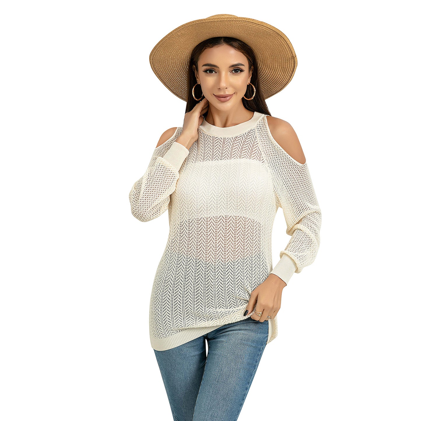Women's Hollow Summer Thin Fashionable Outerwear Sun Women's Sweater