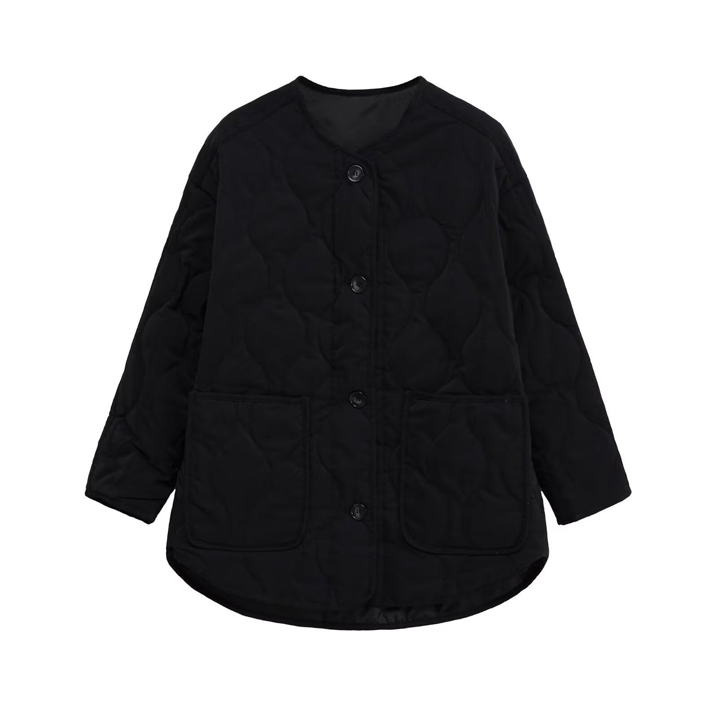 Air Cotton Casual Long Sleeve Pocket Coats