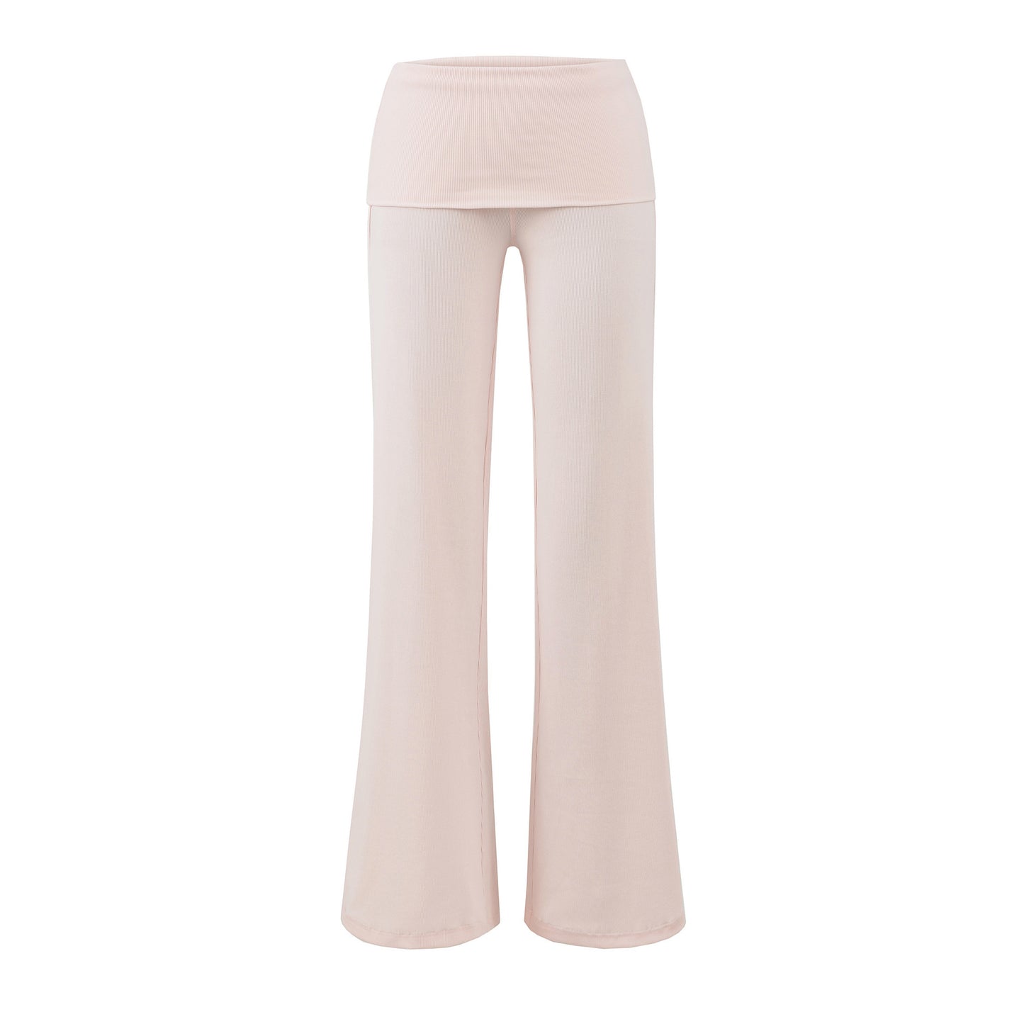 Women's Foldable Waist Of Trousers Knitted Culottes Pants
