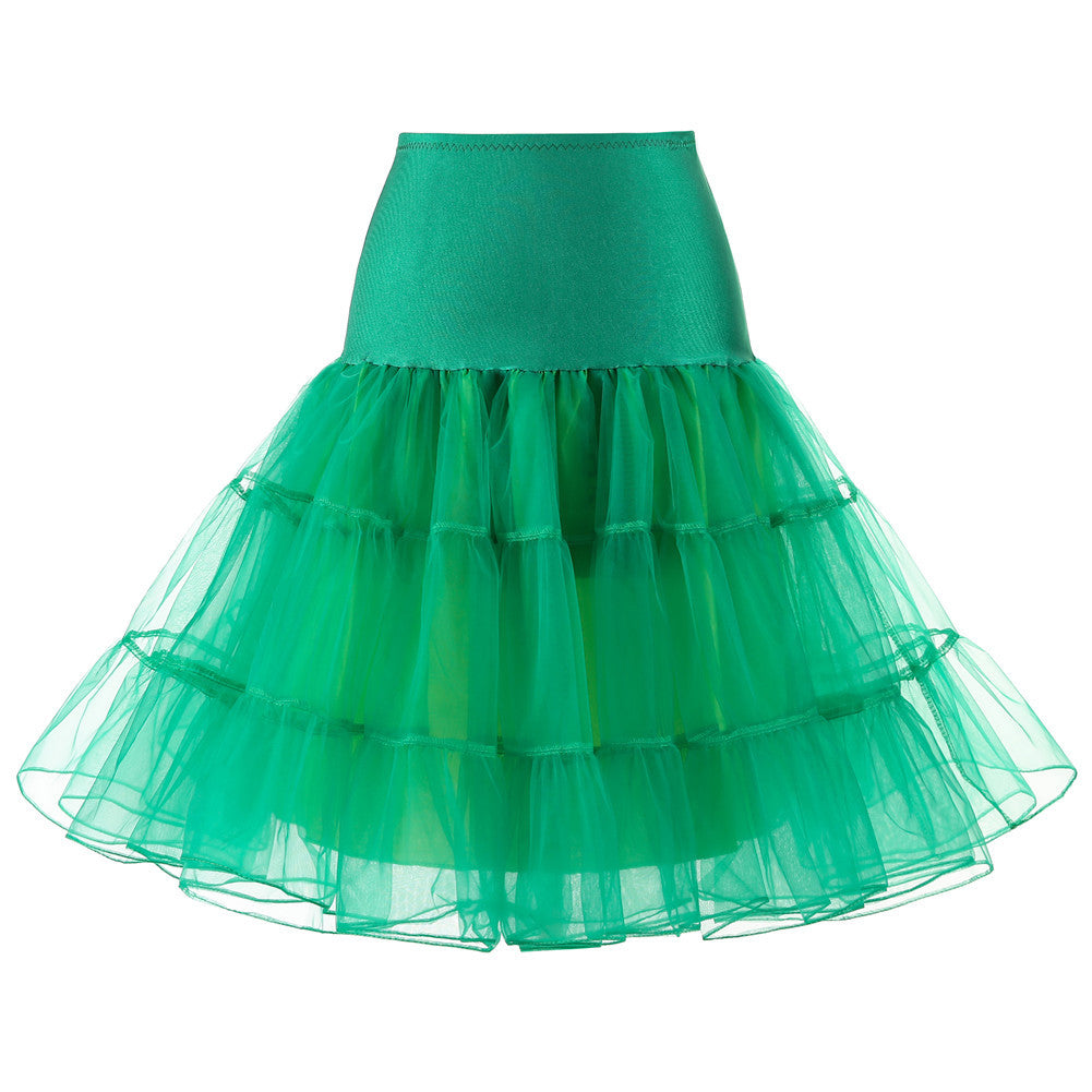 Boneless Gauze Crinoline Violent Color Slip Wedding Dresses