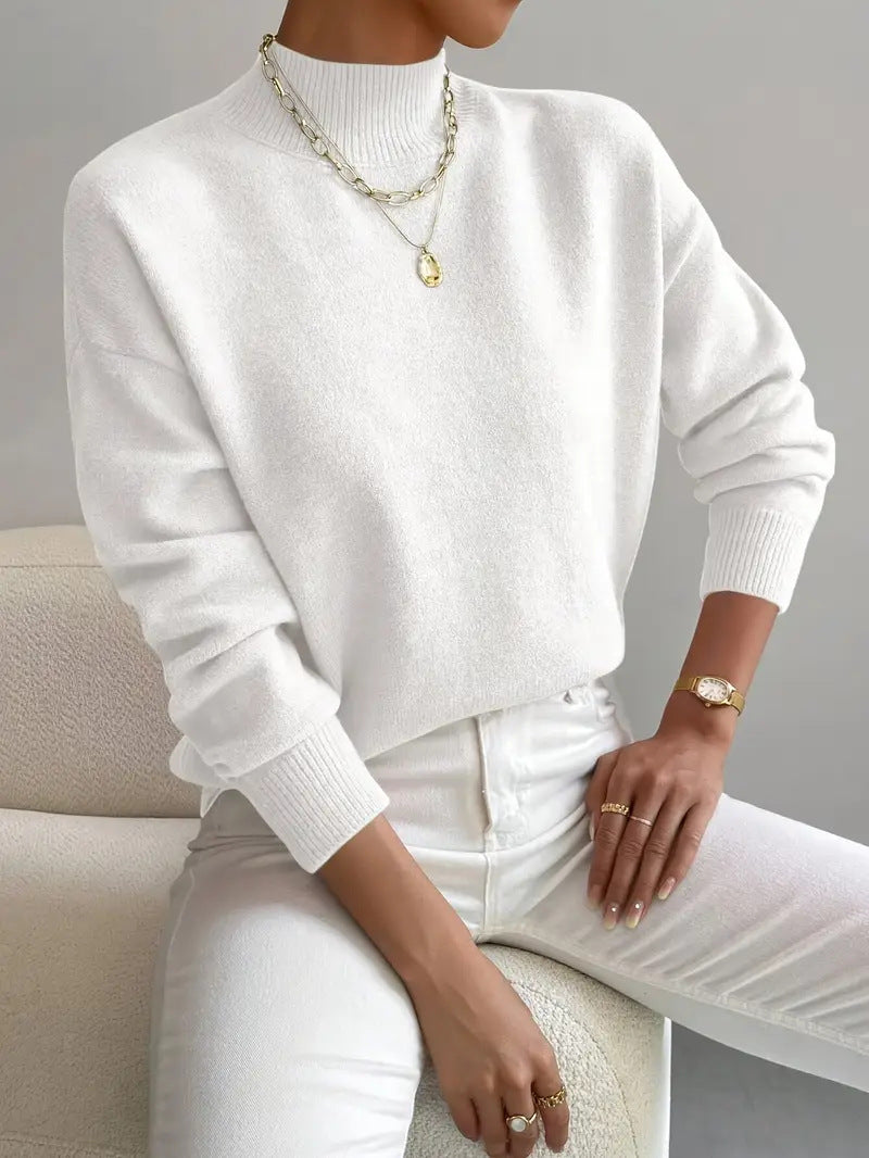 Women's Casual Comfortable Elegant Pullover Knitted Temperament Sweaters