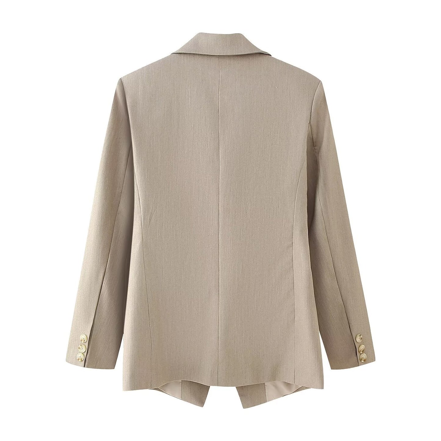 Women's Autumn Waist Trimming Casual Lapel For Blazers