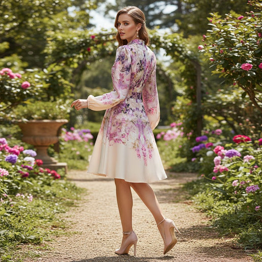 Australian Design Sense Single-breasted Long Sleeve Dresses