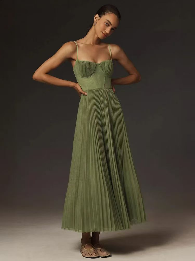 Women's Dress Sexy Strap Backless Sleeveless Deep Dresses