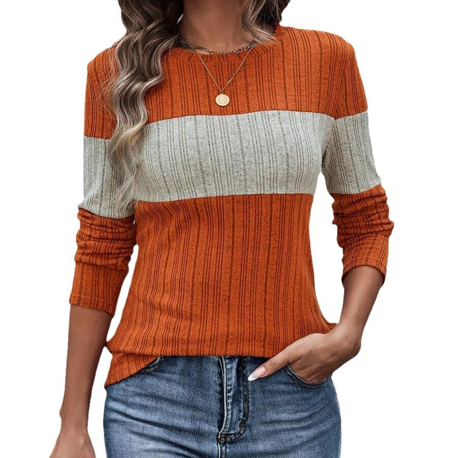 Women's Attractive Loose Casual Multicolor T-shirt Blouses