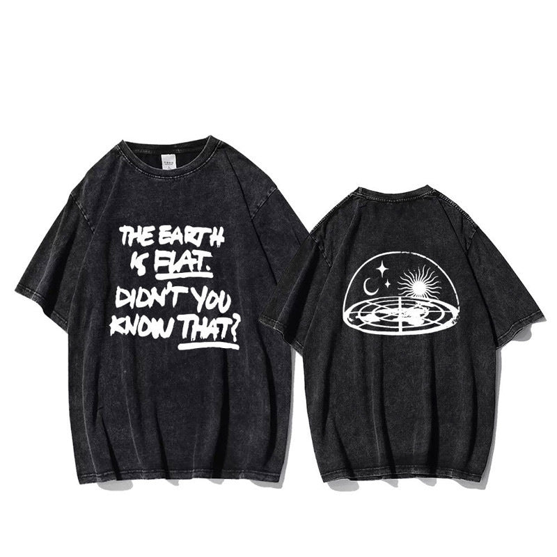 Women's & Men's & Cotton Long-sleeved T-shirt Tour Loose Blouses