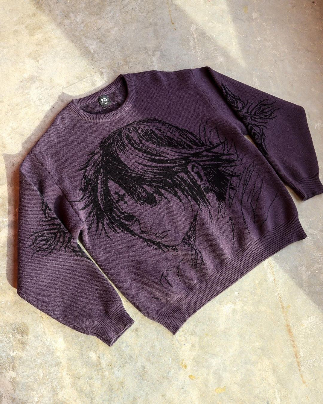 Women's & Men's & Personality Street Printed Round Neck Sweaters