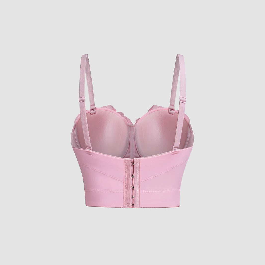 Fishbone Suspender Style With Chest Pad Tops