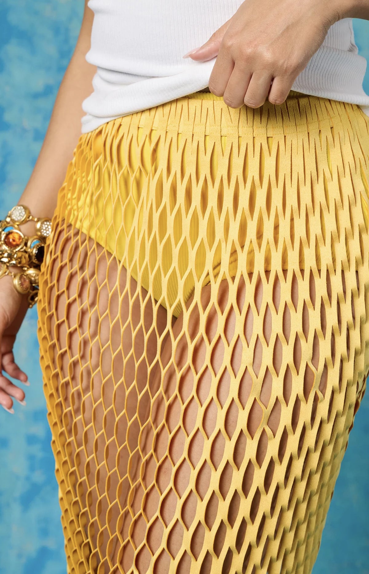 Women's Graceful Summer Fishnet Beach Tassel Skirts