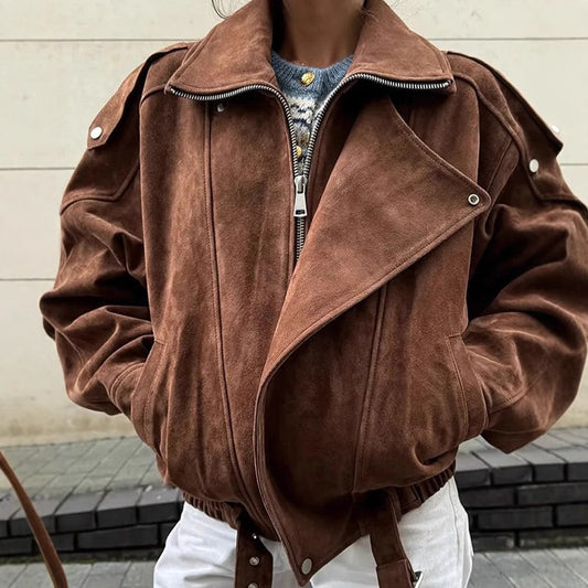 Women's Fashion Casual Cool Street Motorcycle Coats