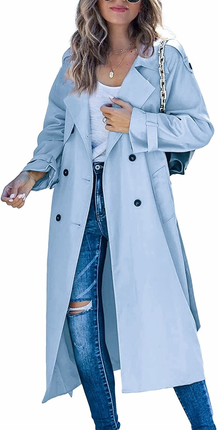 Women's Slouchy Winter Autumn Trench Overcoat Coats