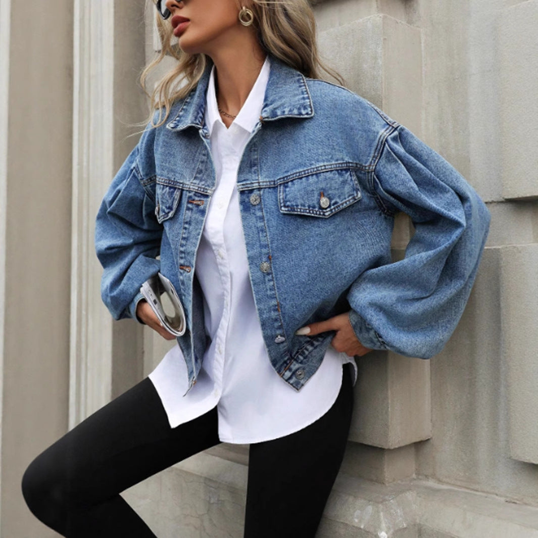 Women's Casual Street Hipster Loose Denim Jackets