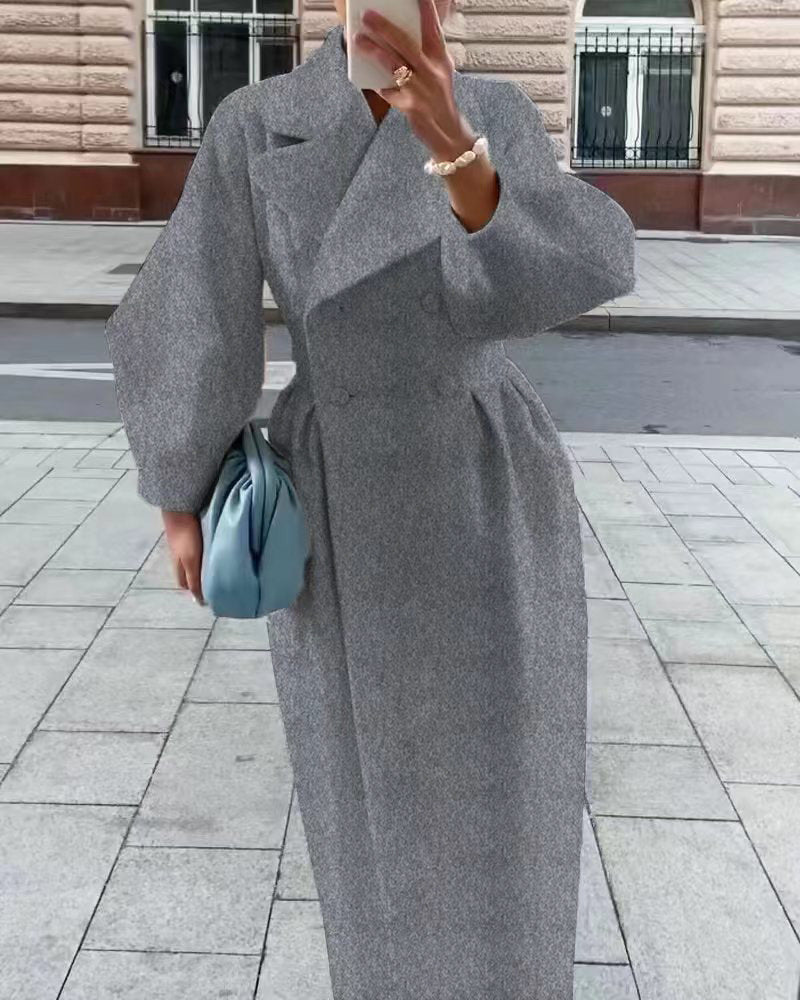 Vintage Court Style Lantern Sleeve Large Coats